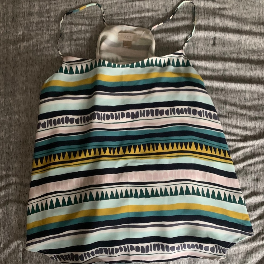 LOFT colorful tank top